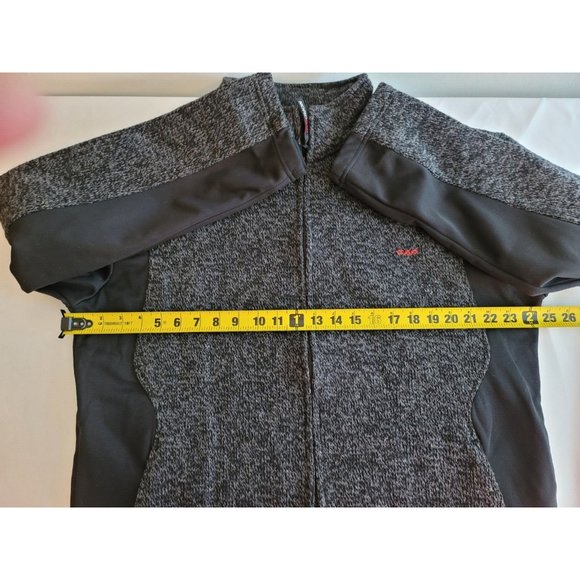 NordCap Men's Lg‎ Black/Gray Wool Blend Full Zip Long Sleeves Soft Shell Jacket - Picture 4 of 7